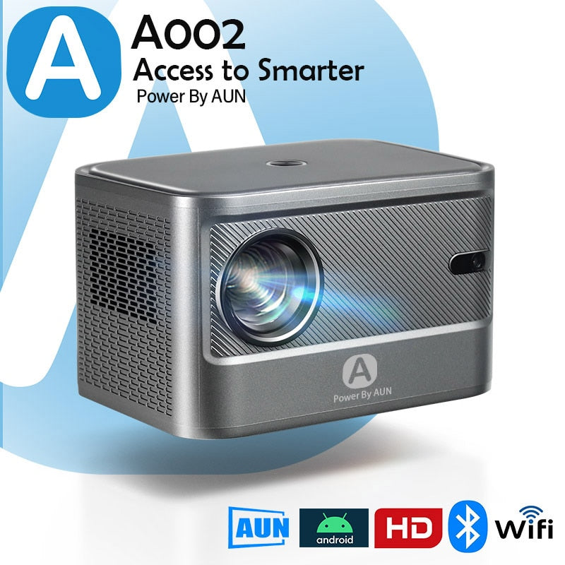 BERRY'S BUYS™ AUN A002 Portable MINI Projector - Transform Any Space into Your Own Personal Cinema - Experience Stunning 4K Visuals - Berry's Buys