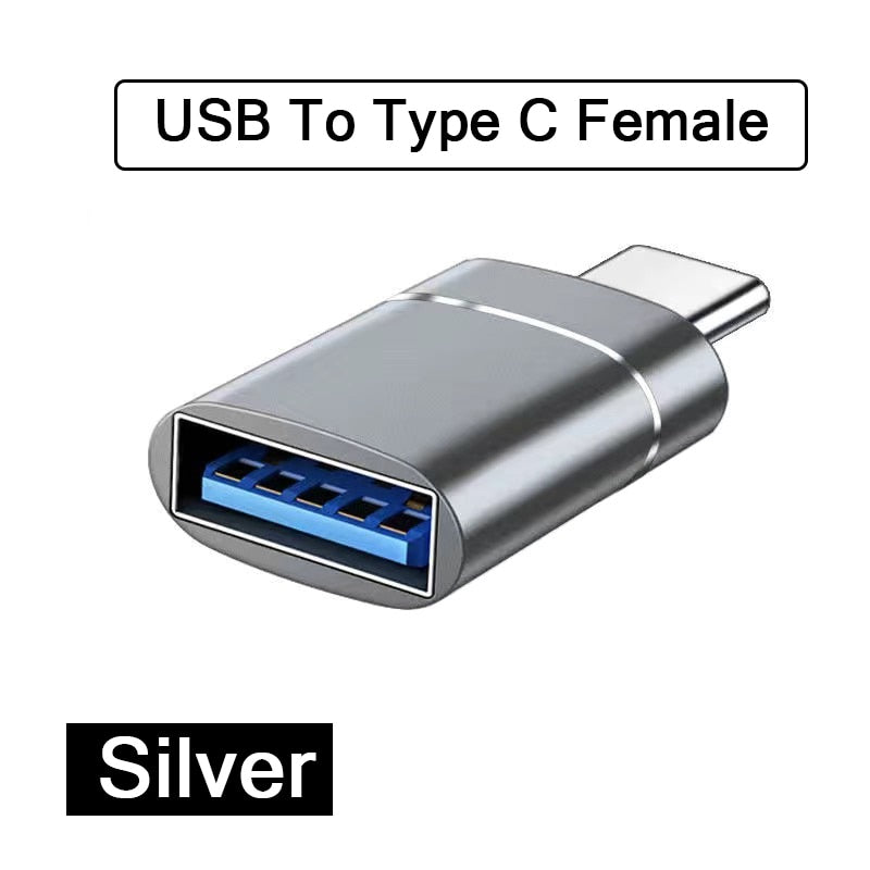 BERRY'S BUYS™ 2PCS Charger Adapter USB3.0 To Type C OTG Connector - Connect Anywhere, Anytime - The Ultimate Solution for Easy Connectivity and Convenience - Berry's Buys