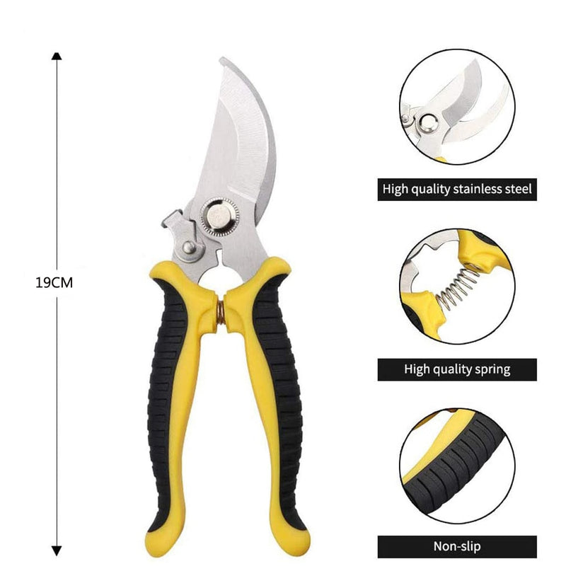 Professional Sharp Bypass Pruning Shears - Effortlessly Trim Your Garden with Precision - Essenti...