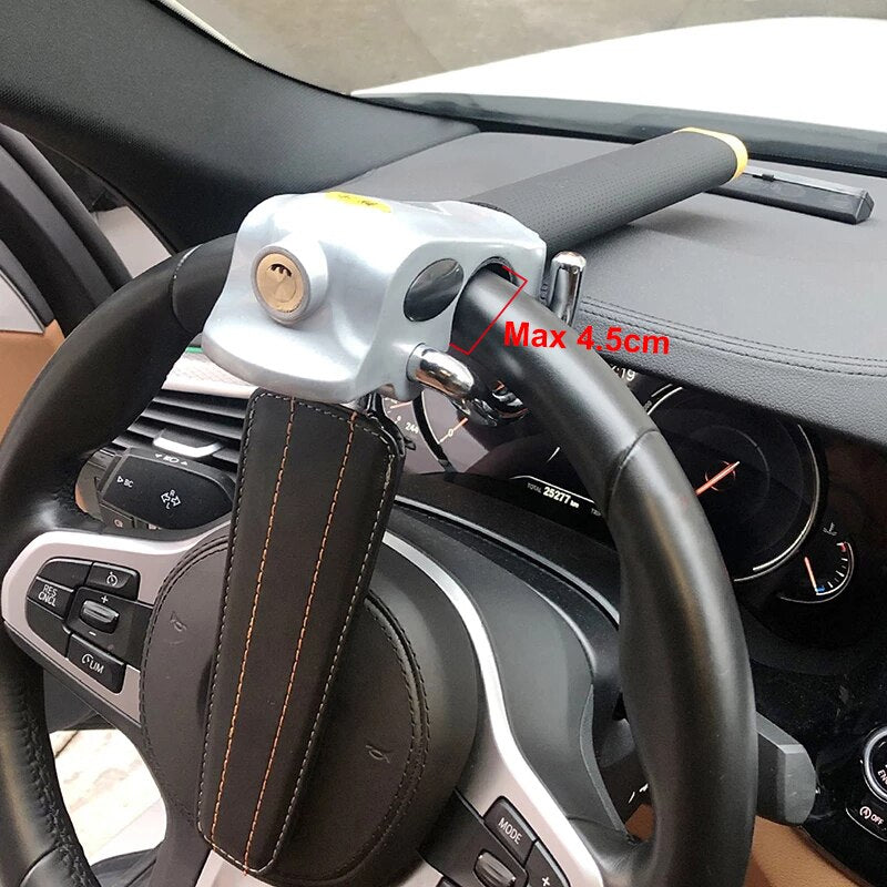 BERRY'S BUYS™ Car Steering Wheel Lock - Ultimate Anti-Theft Protection for Your Vehicle - Foldable Design for Easy Storage and Transport - Berry's Buys