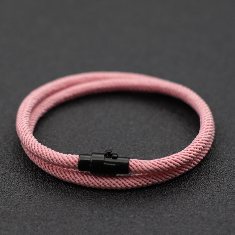 New Minimalist Men Rope Bracelet - Elevate Your Style with Functionality - Crafted with High-Qual...