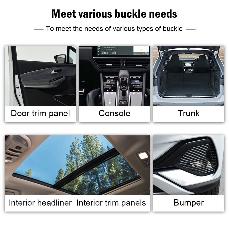 BERRY'S BUYS™ Automotive Hybrid Buckle 100 - Secure Your Car Interior Panels with Ease - Say Goodbye to Loose and Rattling Panels - Berry's Buys