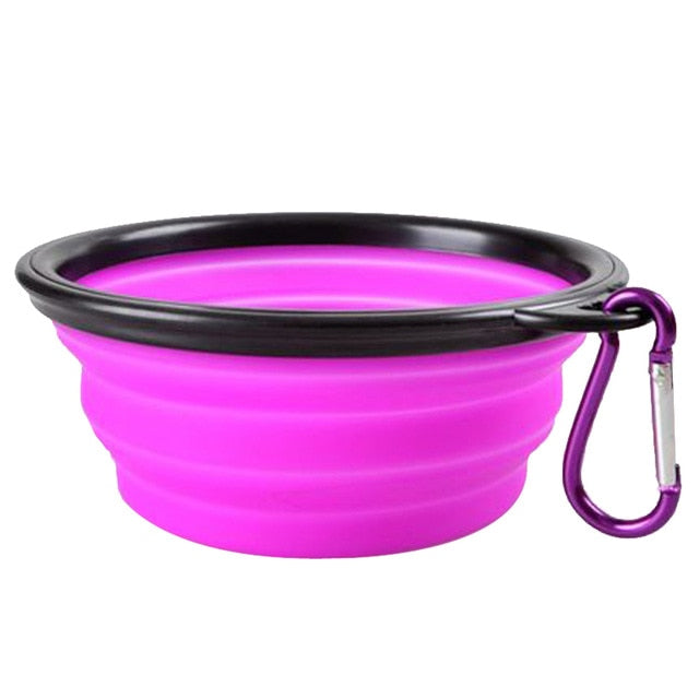 BERRY'S BUYS™ Foldable Silicone Pet Bowl - The Perfect On-the-Go Feeder for Your Furry Friend - Convenient and Portable Solution - Berry's Buys