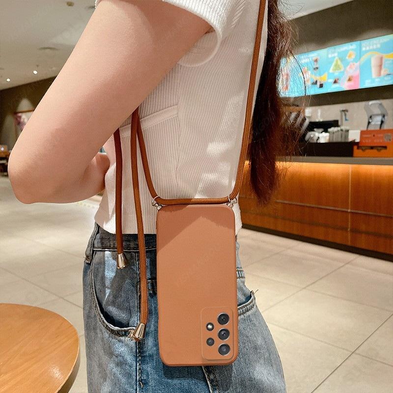 BERRY'S BUYS™ Crossbody Lanyard Phone Case for Samsung - Stay Connected on the Go - Hands-Free Convenience and Protection - Berry's Buys