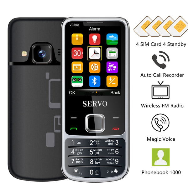 SERVO V9500 - The Ultimate Multi-SIM Phone - Keep All Your Contacts and Conversations in One Device