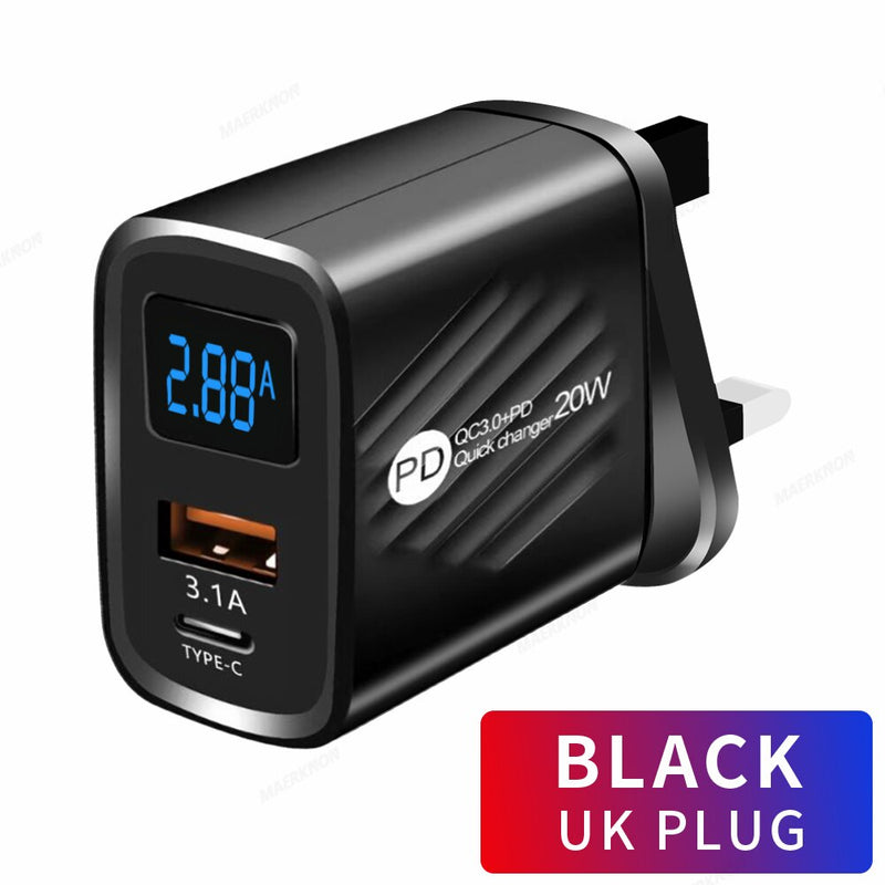 Maerknon 20W USB Fast Charger - Power Up Your Devices in No Time - Lightning-Fast Charging for iP...