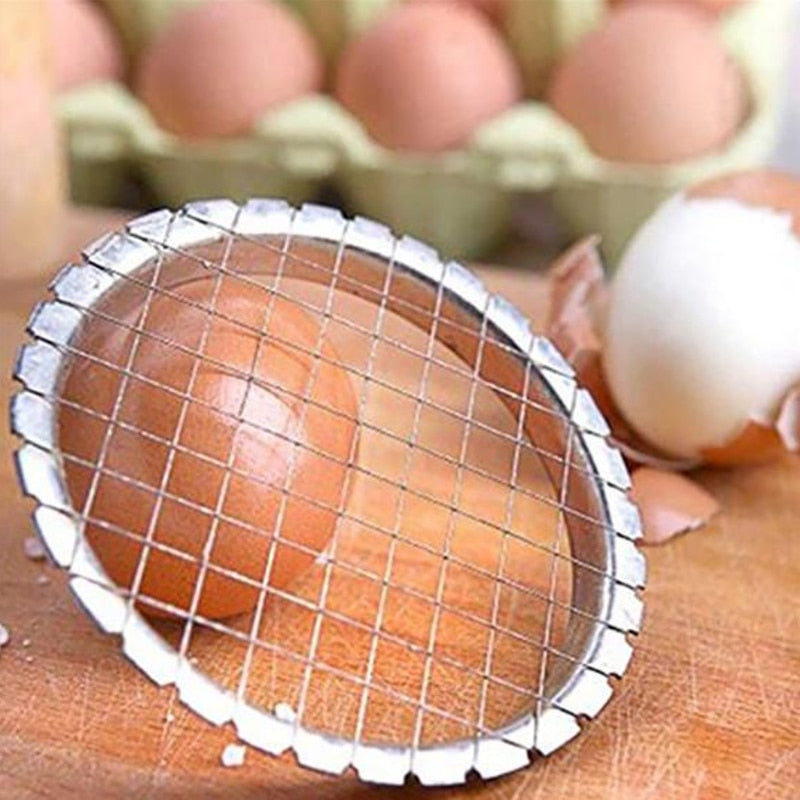 Stainless Steel Egg Slicer - Effortlessly Slice Your Way to Perfectly Uniform Meals - Upgrade You...