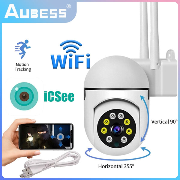BERRY'S BUYS™ iCSee WiFi IP Camera - Protect Your Space with Crystal-Clear Footage and Smart Human Detection Technology - Ensure Peace of Mind - Berry's Buys