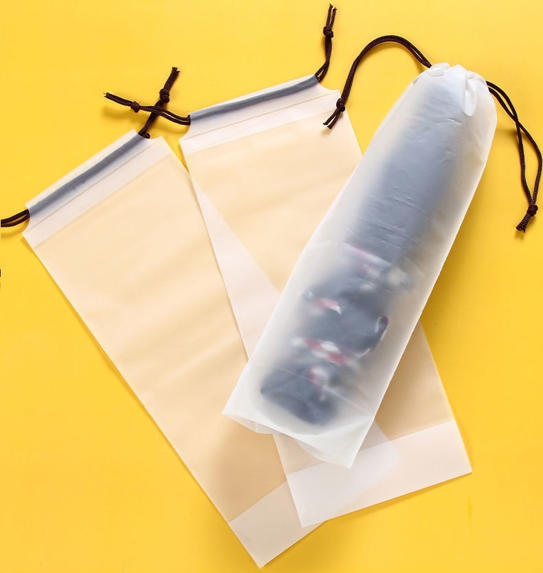 Plastic Bag Matte Translucent Umbrella Storage Bag - Keep Your Umbrellas Safe and Organized with ...