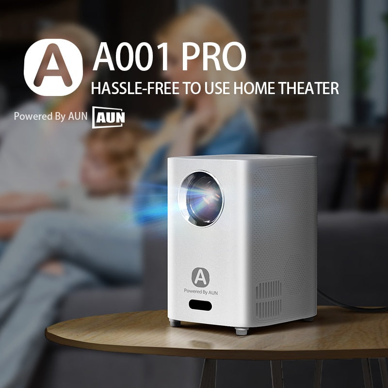 BERRY'S BUYS™ AUN A001 Pro MINI Projector - Your Ultimate Home Theater Companion - Enjoy Crystal-Clear Images on a Big Screen! - Berry's Buys