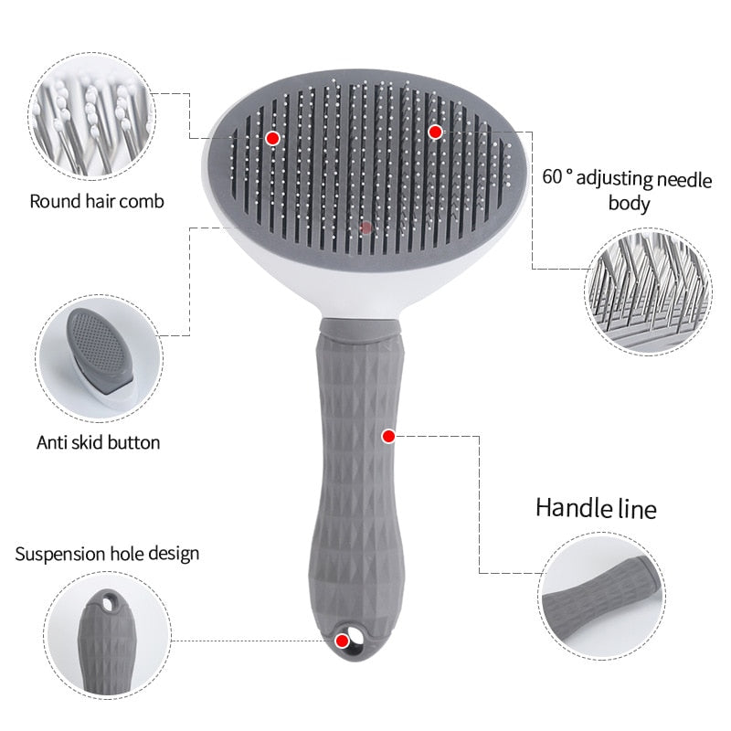 Pet Hair Brush - Say Goodbye to Pet Hair Mess - Keep Your Home Clean and Furry Friend Happy