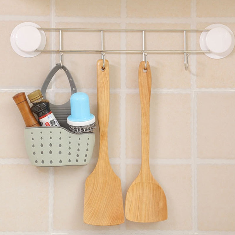Kitchen Storage Drain Basket Soap Sponge Holder - Keep Your Sink Organized and Tidy - Free Shippi...