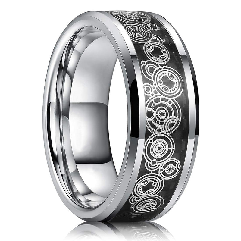 BERRY'S BUYS™ 8MM Fashion Men's Tungsten Alloy Wedding Ring - Unwavering Style and Durability for a Lifetime of Memories - Berry's Buys