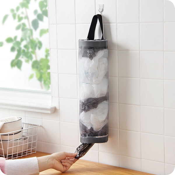 BERRY'S BUYS™ Grey Home Grocery Bag Storage Wall Mount - Keep Your Kitchen Clutter-Free with this Versatile and Eco-Friendly Storage Solution! - Berry's Buys