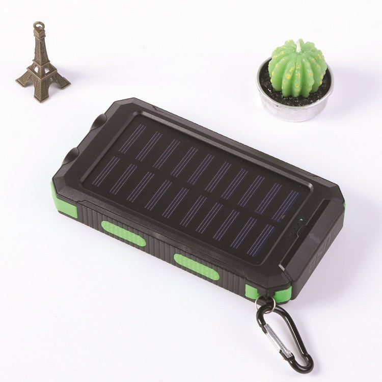 Portable Solar Power Bank - Charge Anywhere, Anytime - Stay Connected and Eco-Friendly