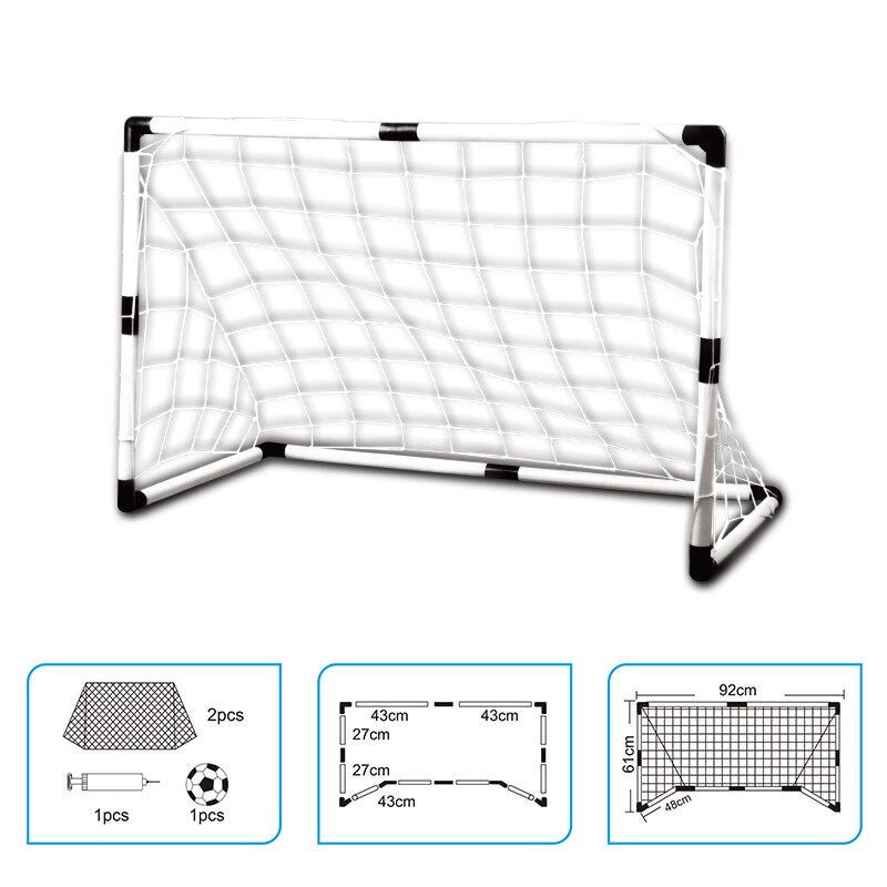Mini Folding Kids Soccer Goal Set - Keep Your Little Ones Active and Entertained - Perfect for In...
