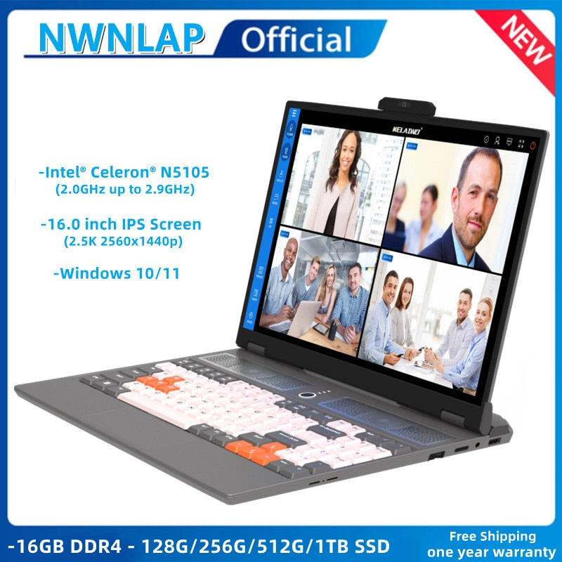 NWNLAP Mechanical Keyboard Laptop - Unleash Your Productivity On-The-Go - Stunning Display, Power...