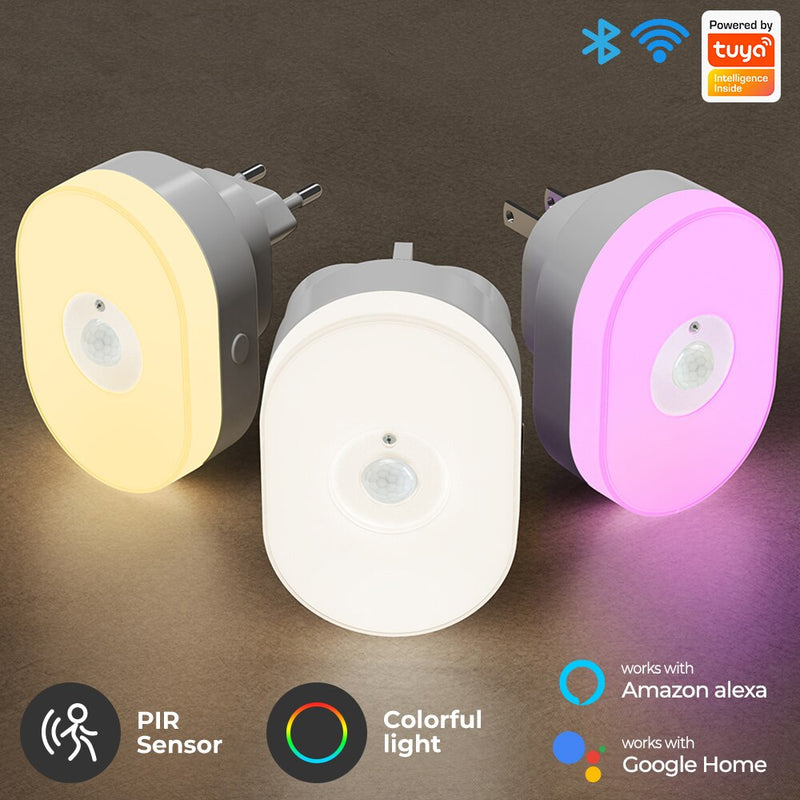 Tuya Wifi Bluetooth Smart Night Light - Control Your Lighting with Ease - Experience Convenience ...