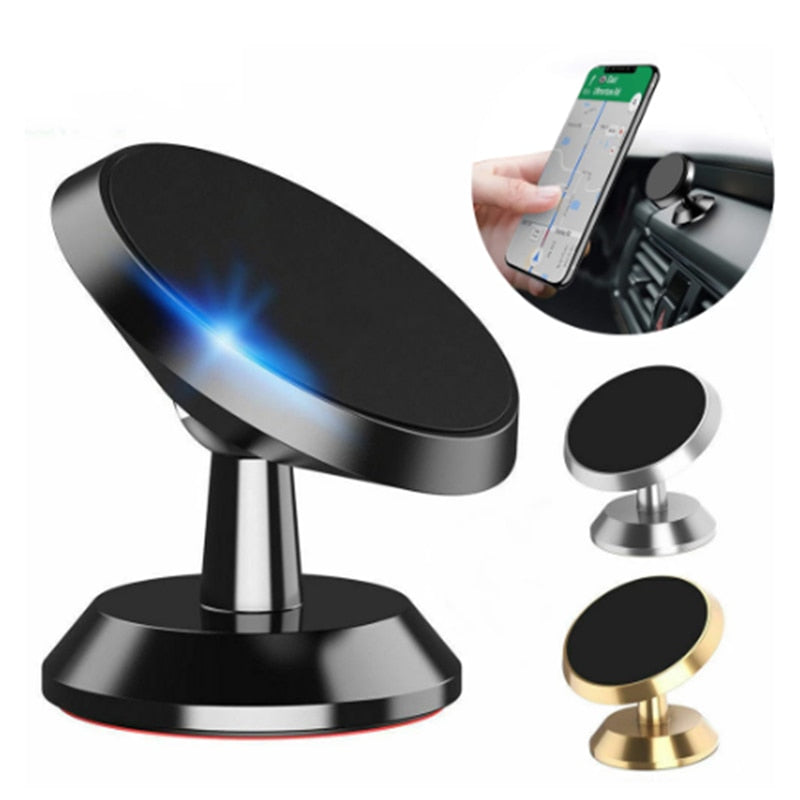 Universal Magnet Car Phone Holder - Drive with Ease and Stay Safe on the Road - Enjoy Hands-free ...