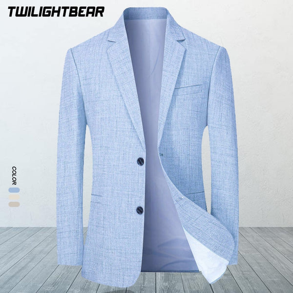 New Men's Suit Jacket Thin Blazers - Stay Sharp and Comfortable All Day Long - Elevate Your Style...
