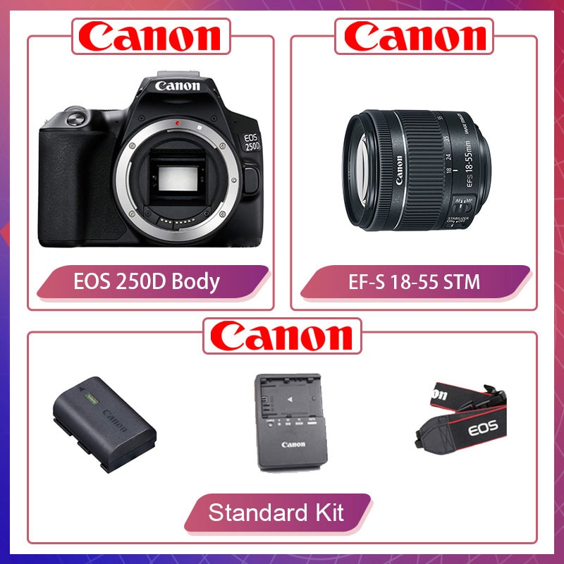 BERRY'S BUYS™ CANON EOS 250D Rebel SL3 Camera - Capture Life's Beauty with Stunning Clarity and Precision - Berry's Buys