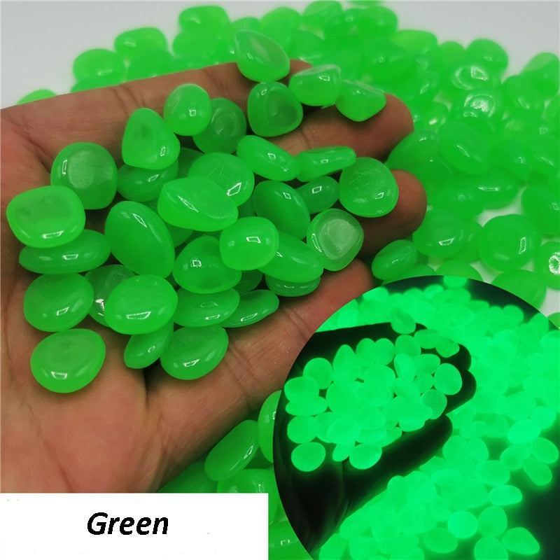 BERRY'S BUYS™ Glow in the Dark Garden Pebbles - Add Enchantment to Your Outdoor Space - Create a Magical Oasis at Night - Berry's Buys