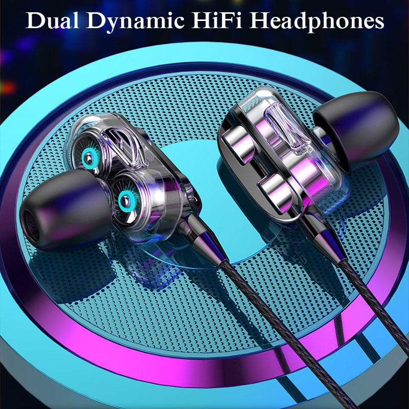 Wired Headset Earphones - Crystal Clear HiFi Stereo Sound with Noise Reduction - Take Your Listen...