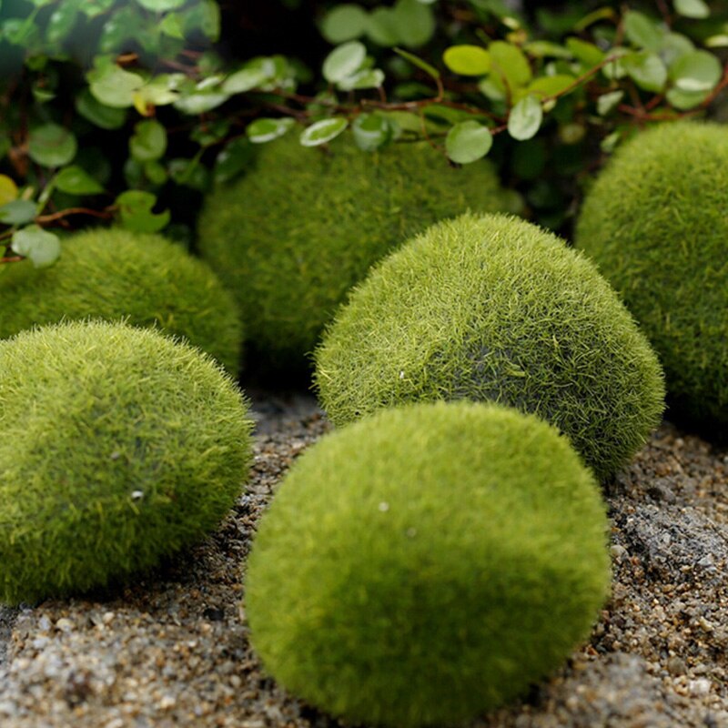 BERRY'S BUYS™ 4 Size Fake Stone Artificial Moss Rocks - Bring Nature Indoors with Lifelike Simulation - Effortlessly Enhance Your Home Decor - Berry's Buys
