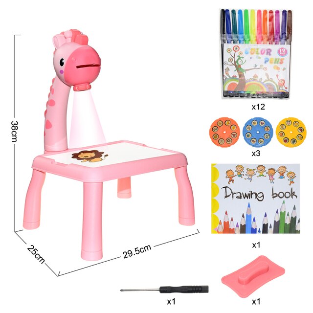 Led Projector Drawing Table - Unleash Your Child's Creativity with Fun and Education