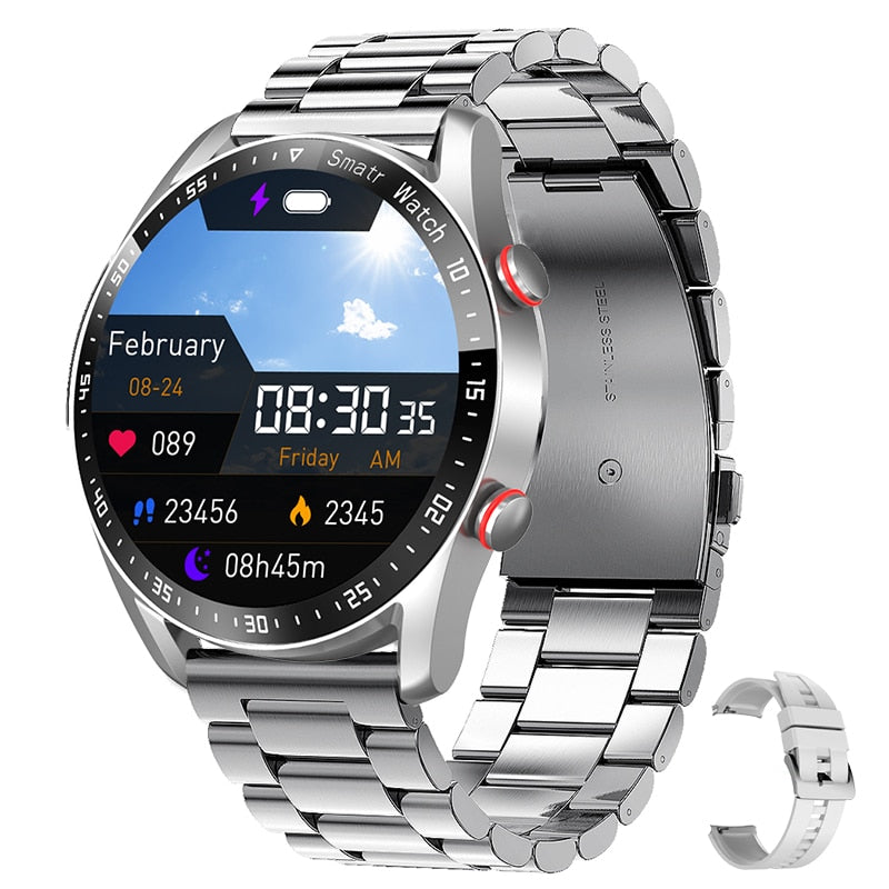 BERRY'S BUYS™ 2022 New ECG+PPG AMOLED Screen Smart Watch - The Ultimate Luxury Fitness Tracker - Stay Connected and Monitor Your Health with Ease - Berry's Buys