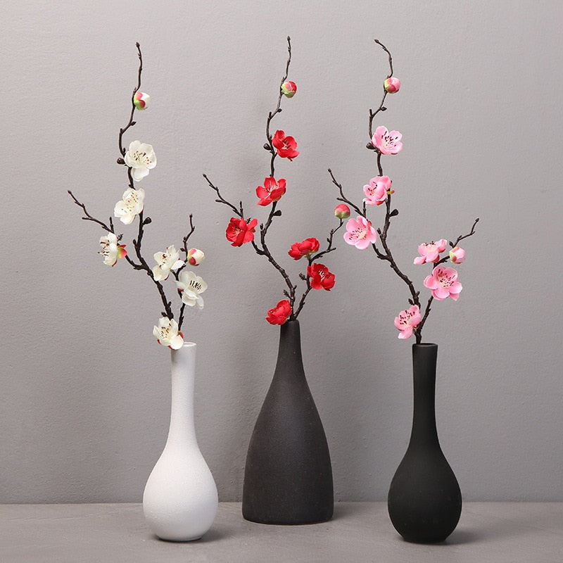 BERRY'S BUYS™ Artificial Plum Blossom with Short Branches - Add a touch of elegance to your home decor - Enjoy the beauty of nature without the hassle of maintenance. - Berry's Buys