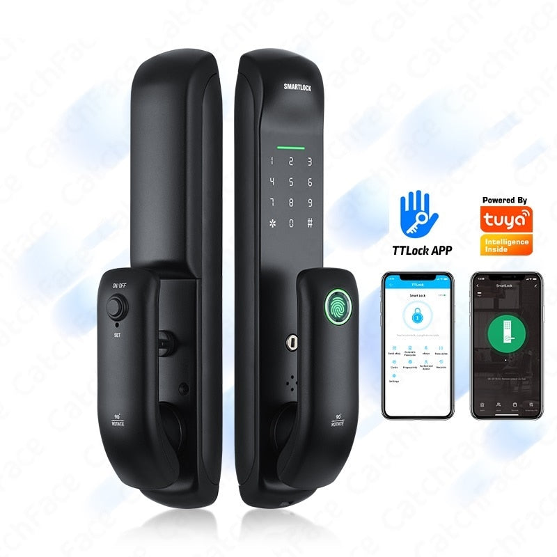 BERRY'S BUYS™ Electronic Fingerprint Biometric Door Lock - Secure Your Home and Office with Cutting-Edge Technology - Multiple Ways to Unlock for Added Convenience - Berry's Buys