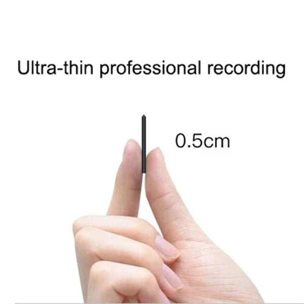 Ultra-Thin Professional Sound Digital Recorder - Capture Crystal Clear Audio On The Go - Never Mi...