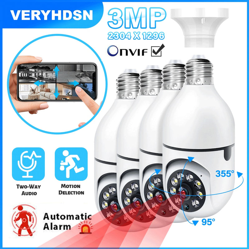 BERRY'S BUYS™ 3MP Wifi Surveillance Camera - Keep Your Home Safe and Secure with Smart Monitoring - Berry's Buys