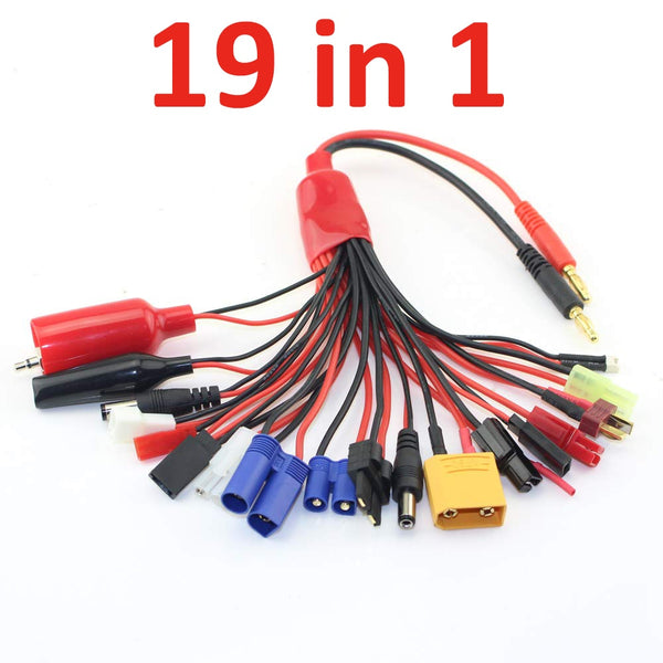 BERRY'S BUYS™ 19 in 1 RC Lipo Battery Charger Adapter Convert Cable - Charge Multiple Batteries with Ease - Never Run Out of Power Again! - Berry's Buys