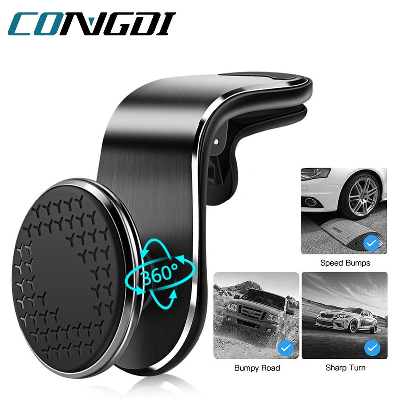 Magnetic Car Phone Holder - Keep Your Phone Safe and Secure While Driving - Ultimate Convenience ...