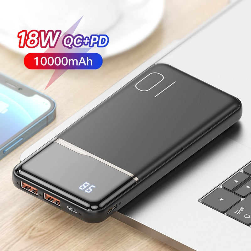 KUULAA Power Bank 10000mAh - Charge on the Go - Never Run Out of Battery Again!