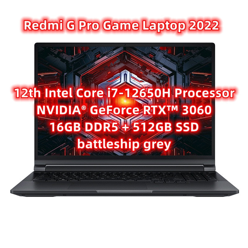 Xiaomi Redmi G Pro Gaming Book Laptop 2022 - Unleash Your Gaming Potential - Experience Lightning...