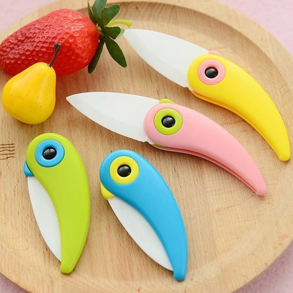 Portable Mini Blade Ceramic Peel Knife - Slice and Dice with Ease Anywhere, Anytime!