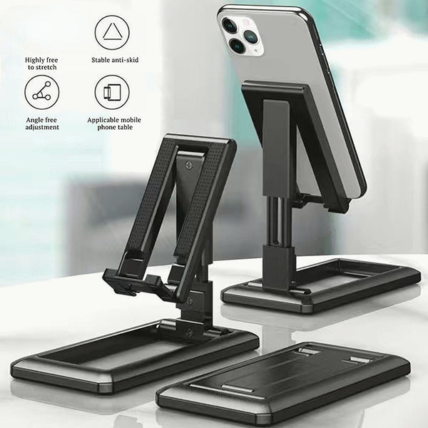 BERRY'S BUYS™ Foldable Tablet Mobile Phone Desktop Phone Stand - The Ultimate Solution for Hands-Free Convenience - Enjoy Maximum Comfort and Productivity! - Berry's Buys