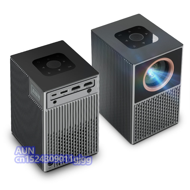 BERRY'S BUYS™ AUN A40C 3D Mini Projector - Immerse Yourself in the Big Screen Experience - High-Quality Portable Viewing at Home - Berry's Buys
