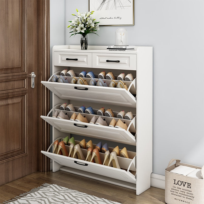 Multilayer Shoe Cabinet - Organize Your Shoe Collection with Style and Convenience