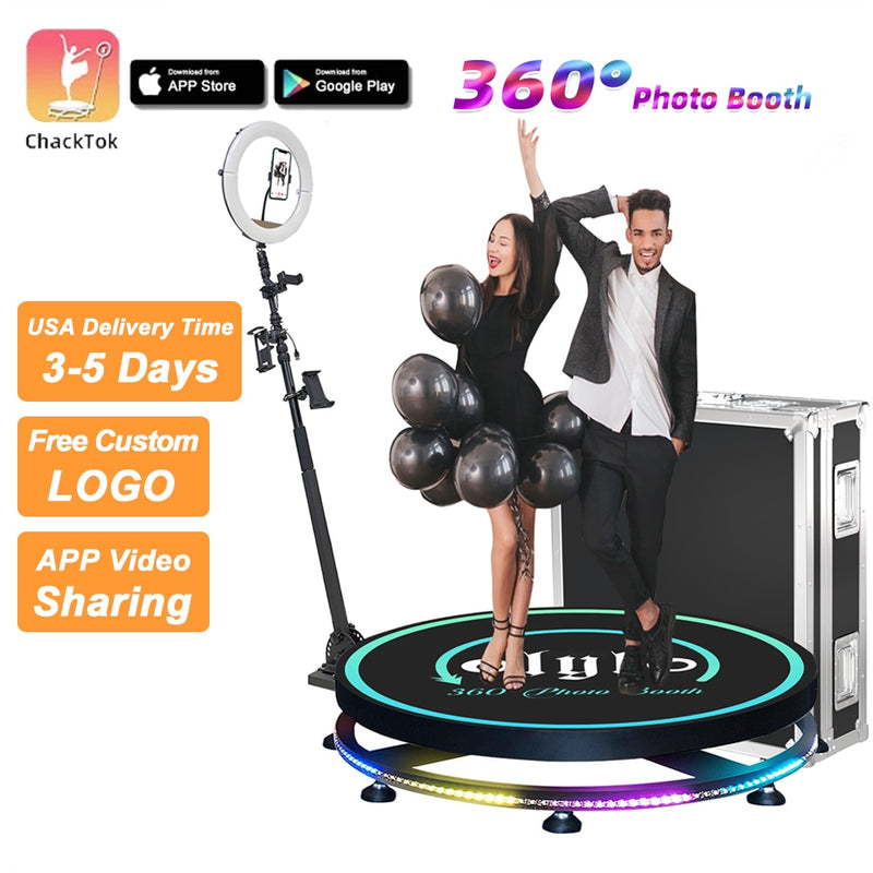 Spinning 360 Photo Booth - Capture Every Angle and Make Your Event Unforgettable!