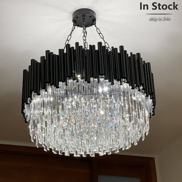 BERRY'S BUYS™ Black Modern Chandelier Lighting - Elevate Your Home Decor with Style and Energy Efficiency - Berry's Buys