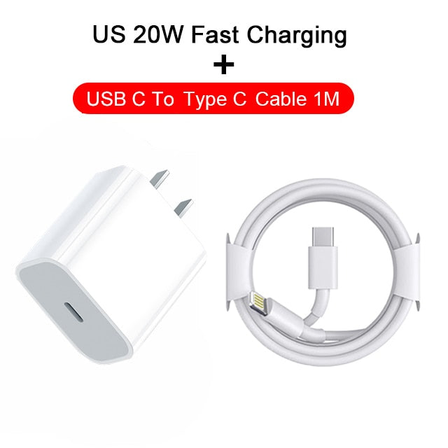 PD 20W Original Fast Charger - Charge Your Apple Devices with Ease and Speed!