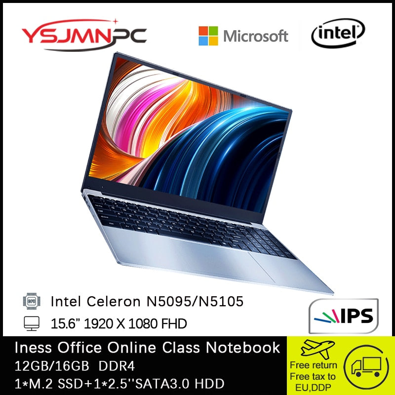 TOP Intel Celeron N5095/N5105 Laptop - Your Ultimate Business, Learning, and Entertainment Compan...