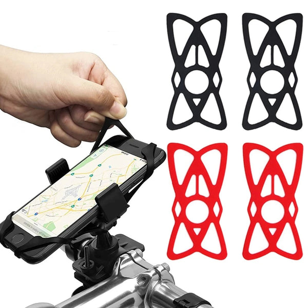 Soft Silicone Phone Holder Band - Keep Your Smartphone Secure While Cycling - Ultimate Convenienc...