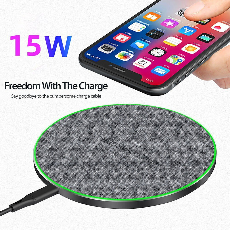 BERRY'S BUYS™ 15W Wireless Charger - Charge Your Devices Quickly and Seamlessly - Never Run Out of Battery Again - Berry's Buys