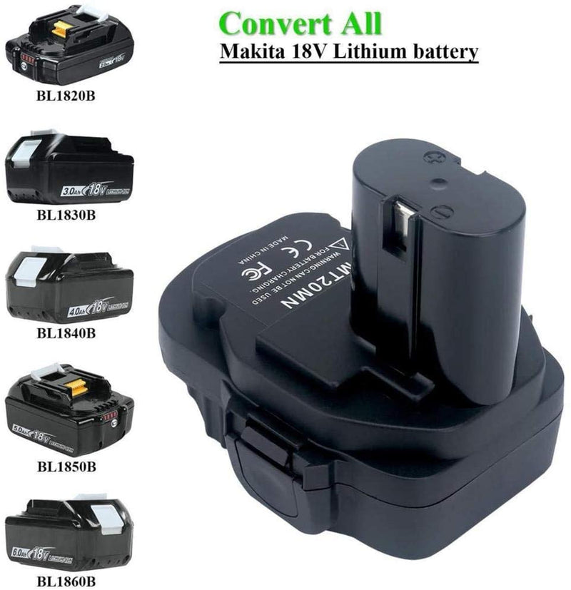 MT20MN Battery Converter Adapter - Upgrade Your Makita Tools with Lithium Battery Technology - Po...