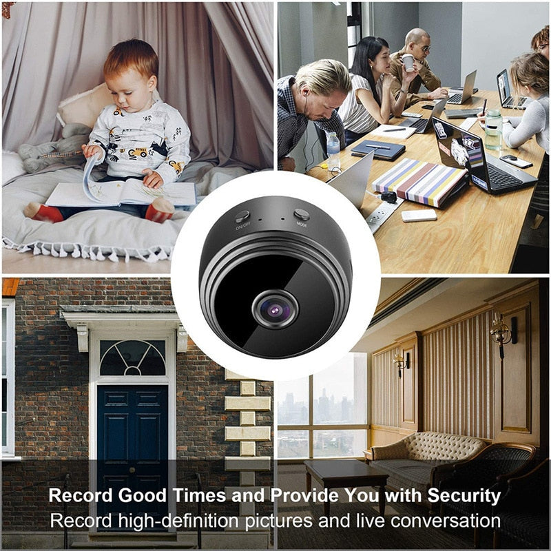BERRY'S BUYS™ A9 Mini Camera - Wireless Surveillance Made Easy - Keep Your Home and Office Safe - Berry's Buys